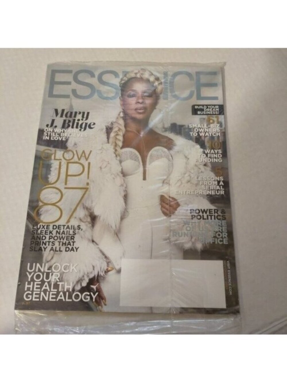 ESSENCE MAGAZINE-NOVEMBER 2017-MARY J. BLIGE-VINTAGE-NEW-SEALED